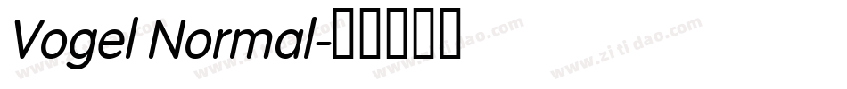 Vogel Normal字体转换